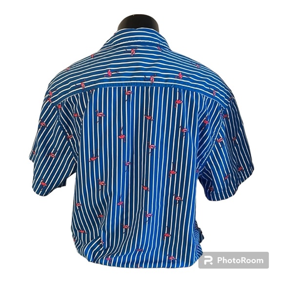 RARE | VINTAGE | Randy River | Button Down Short Sleeve Shirt | Men’s Large - Picture 2 of 4